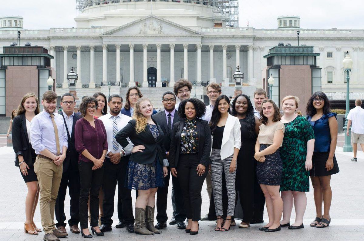 Group in front of Capitol