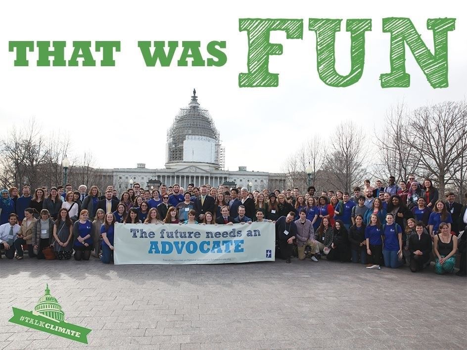2015 SLW attendees in front of the Capitol. My alma mater is representing in blue shirts.