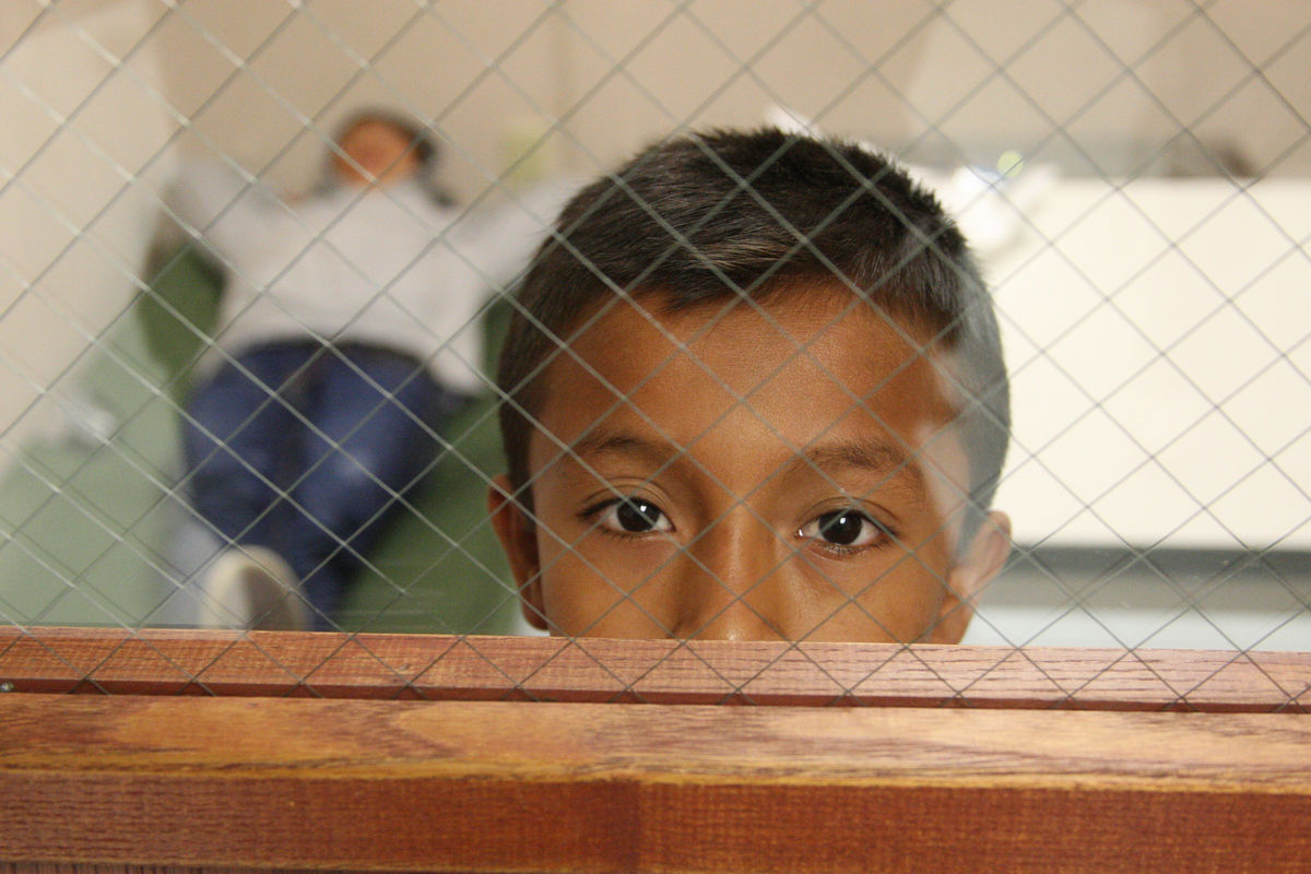 South Texas Border - U.S. Customs and Border Protection provide assistance to unaccompanied alien children after they have crossed the border into the United States. Photo provided by: Eddie Perez