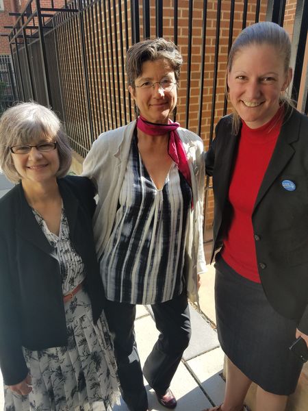 Jasmine Krotkov with Candida Quinn and Amelia Kegan,