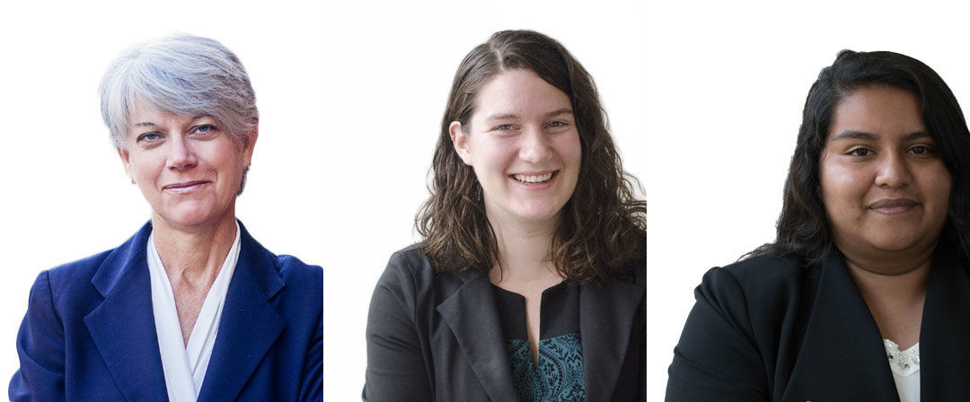 Diane Randall, Hannah Evans, Itzel Perez Hernandez