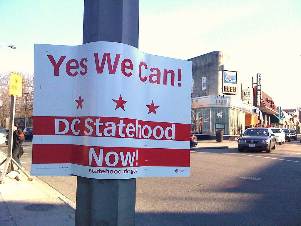 DC Statehood sign