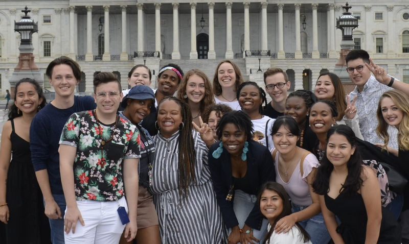 Group photo of the 2019-2020 FCNL Advocacy Corps