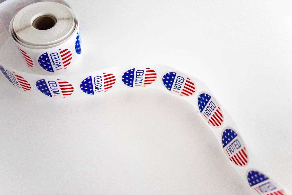 Voting stickers