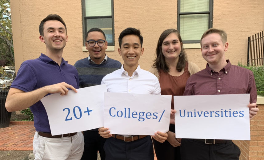 FCNL Young Fellows: Alex, Sergio, Don, Rachel and Bobby