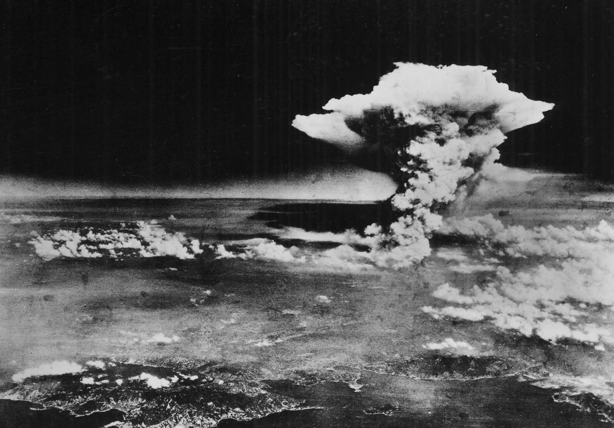Hiroshima mushroom cloud.
