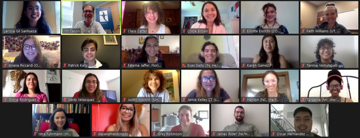 Advocacy Corps at Summer Intensive 2020.