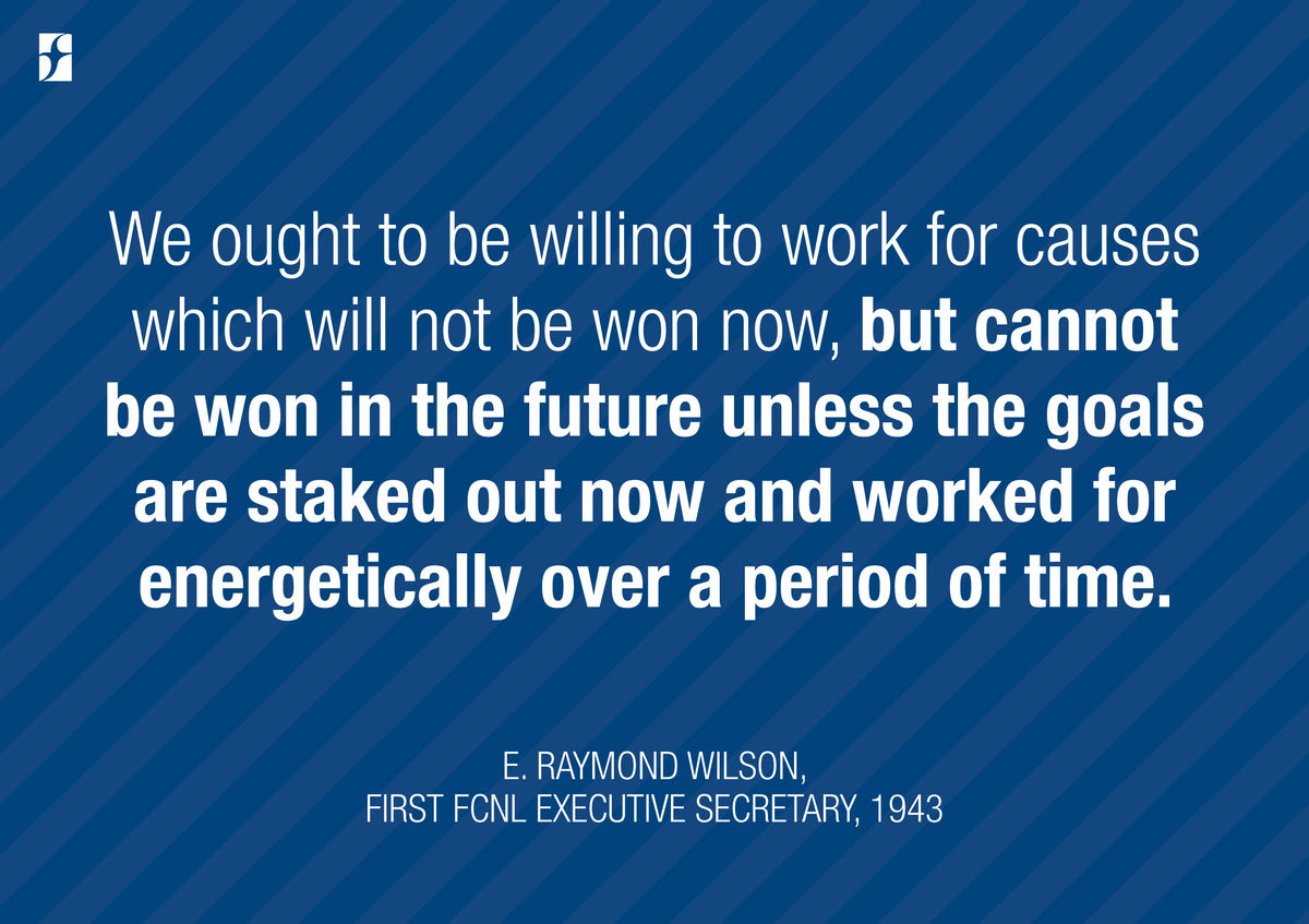 Quote: "We ought to be willing work..."